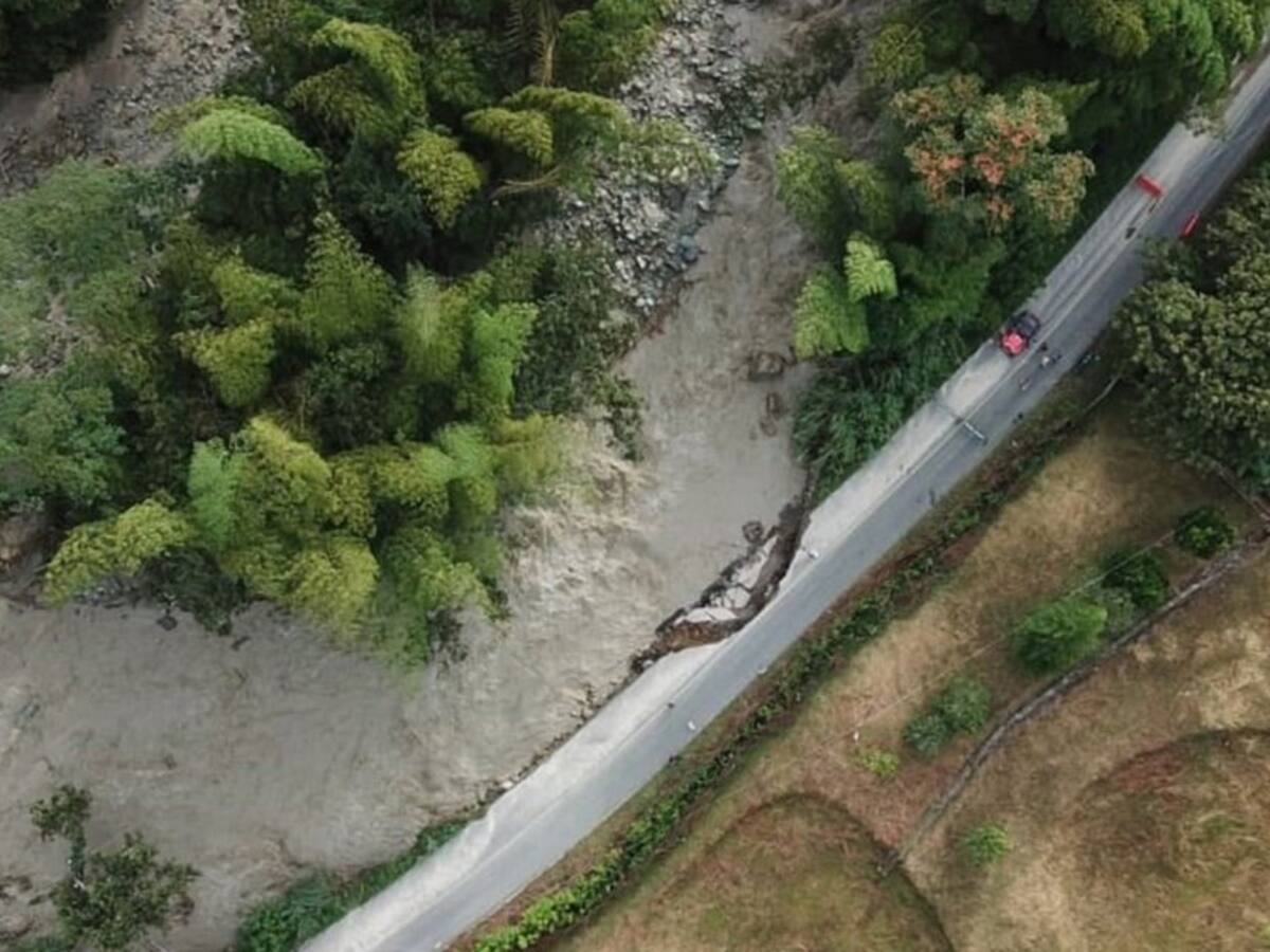 89 puntos críticos de vías en el Quindío ante la ola invernal
