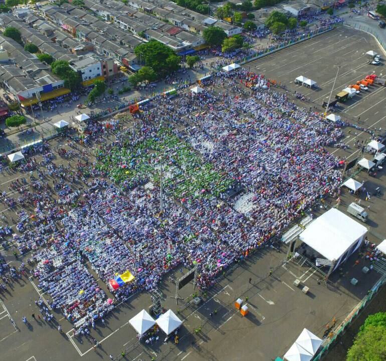 Apoyo  por el Si al plebiscito en Barranquilla 
