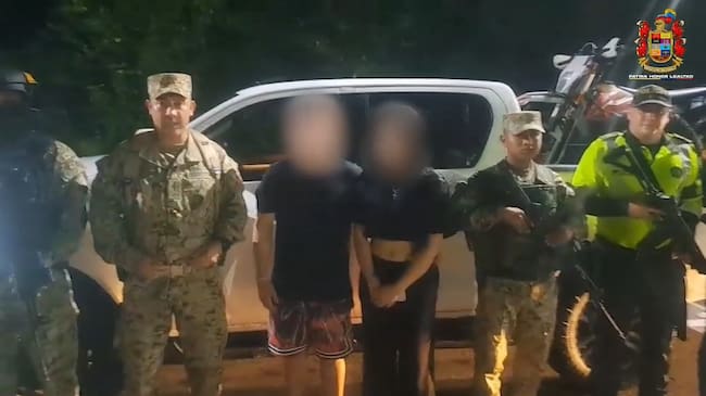 Ejército y Policía Nacional frustraron secuestro de dos turistas en La Guajira Foto: Ejército Nacional.