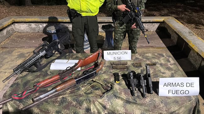 El Ejército reportó la muerte de cuatro presuntos disidentes tras combates en el Cauca. Foto: Ejército Nacional.