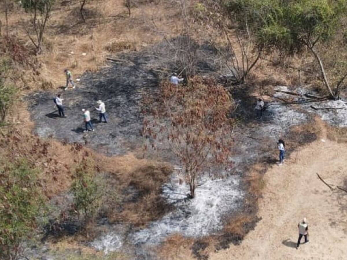 EPA Cartagena realizó inspección tras incendio forestal en el INEM