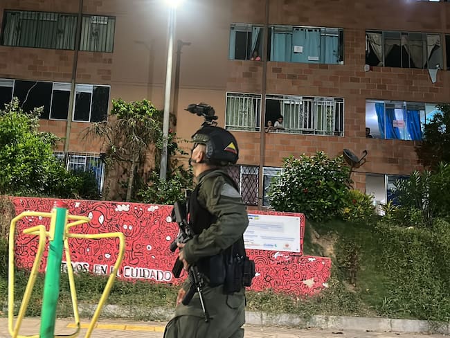 Policía resultó herido en operativo contra venta de drogas en Bucaramanga