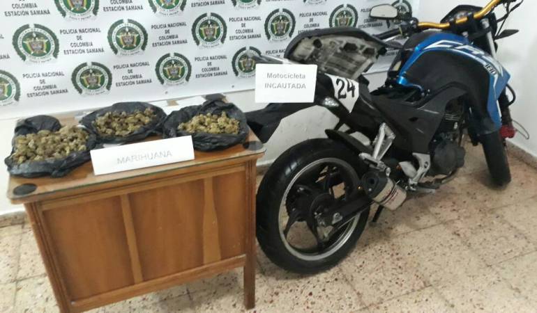 Estupefacientes y otros elementos incautados en Caldas