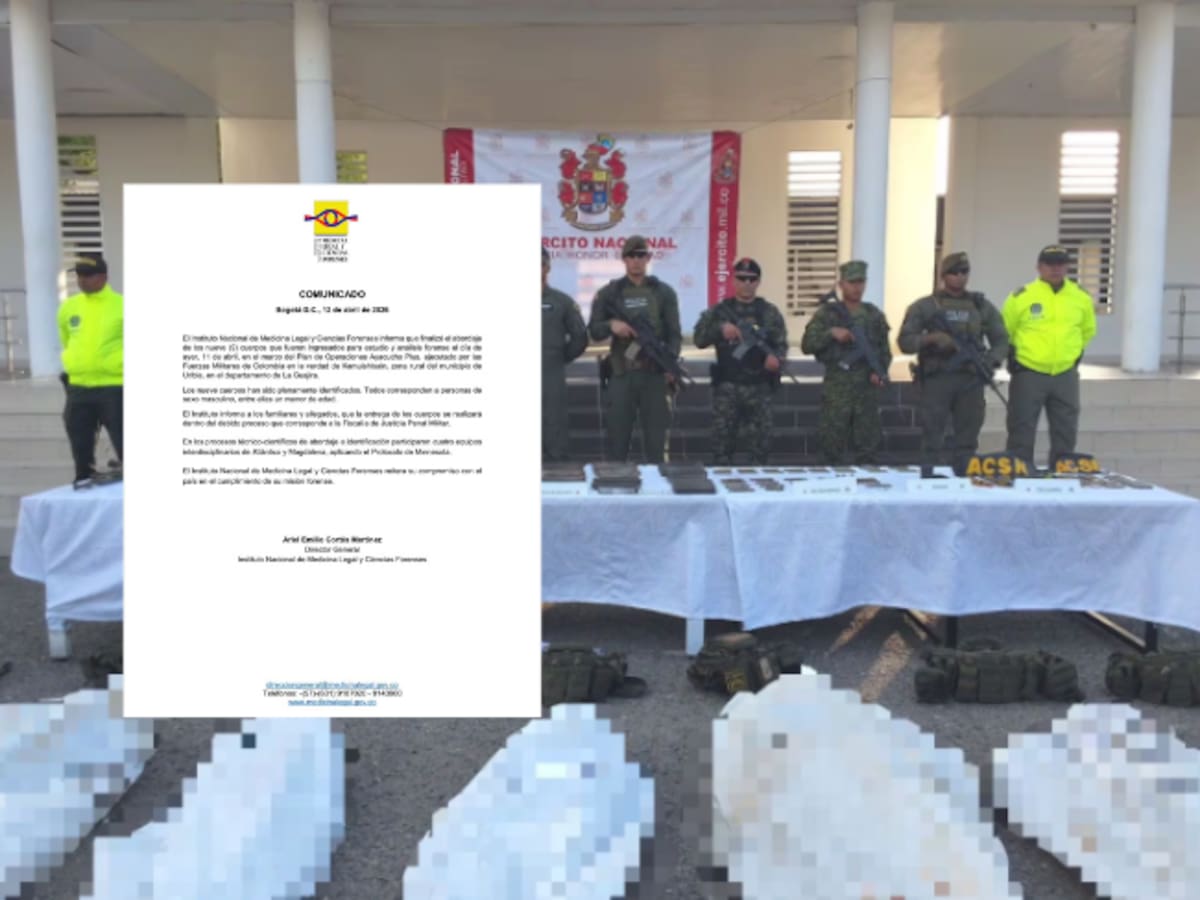 Identifican los 9 muertos tras operación contra estructura de alias ‘Naín’ en La Guajira