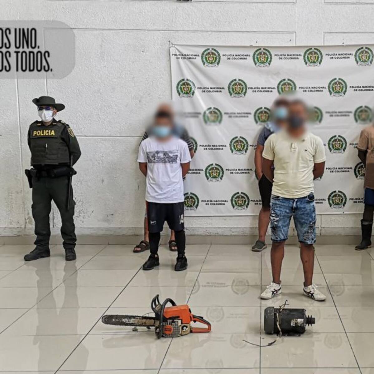En Filadelfia capturaron a siete personas acusadas de minería ilegal