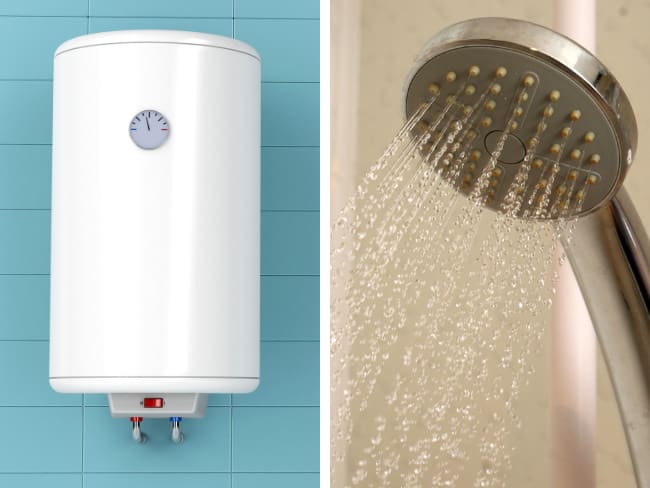 Calentador a gas o ducha electrica