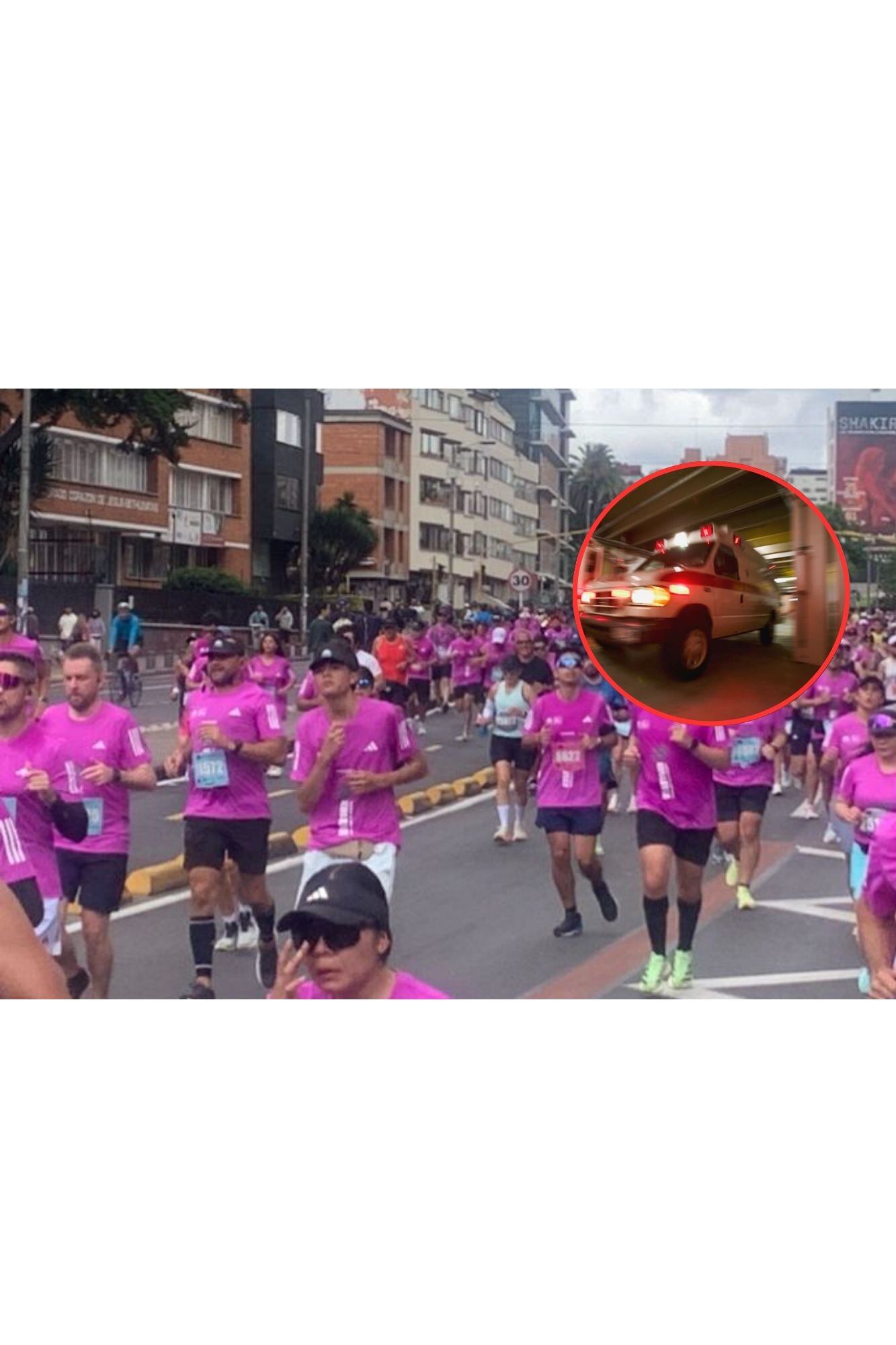 Falleció un competidor de la Media Maratón de Bogotá del 2025