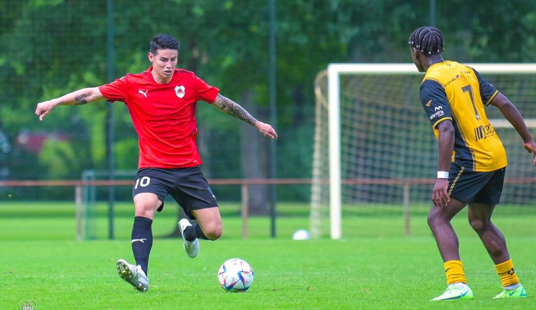 James Rodríguez fue titular en el compromiso de pretemporada.