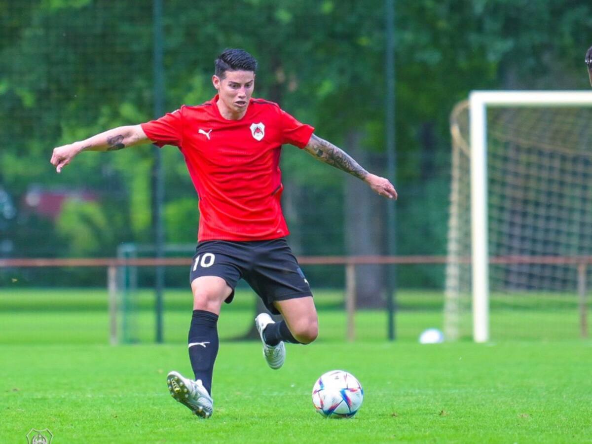 James Rodríguez reapareció con el Al-Rayyan en amistoso de pretemporada