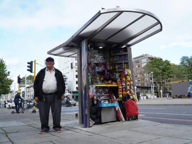 Imagen de uno de los Quioscos para vendedores populares.