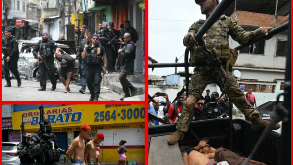 Brasil: operación contra el narcotráfico deja 64 personas muertas en Río de Janeiro