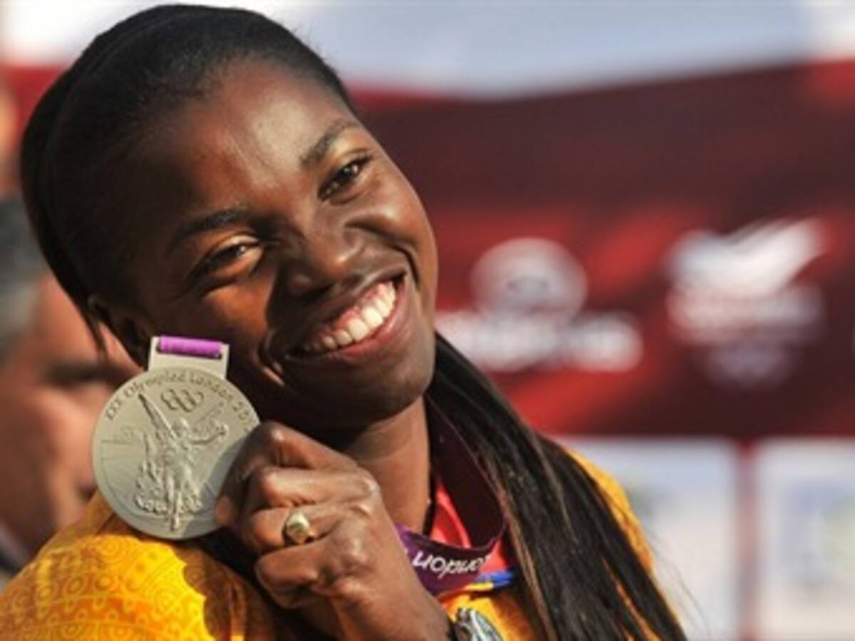 Caterine Ibargüen ganó en triple salto de la Liga Diamante en París