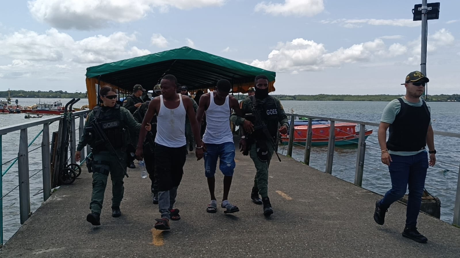 Captura de 13 integrantes de los Espartanos / Foto: Policía Valle