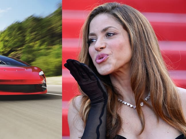 Ferrari - imagen de referencia y Shakira // Fotos: Getty Images