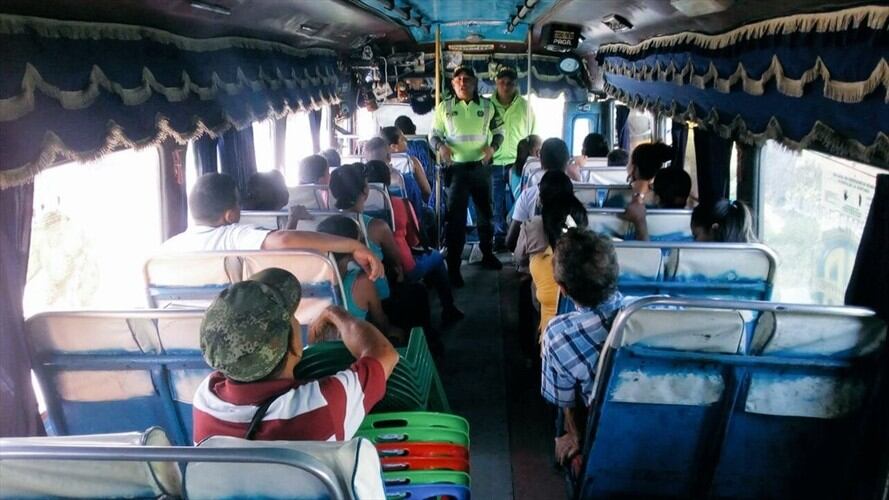 Ingresaron 97.823 vehículos y salieron 91.471. Foto: Policía de Magdalena.