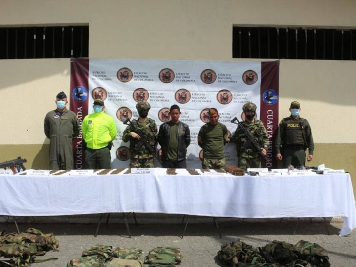 Ejército capturó a dos presuntos integrantes del Clan del Golfo en Ituango