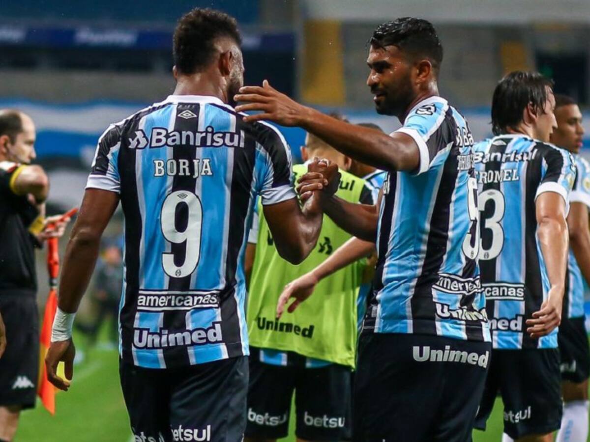 Miguel Ángel Borja debutó con gol en el Gremio de Brasil