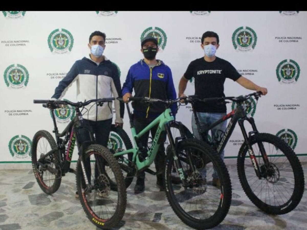 Recuperan bicicletas de campeones de ciclomontañismo en Ibagué