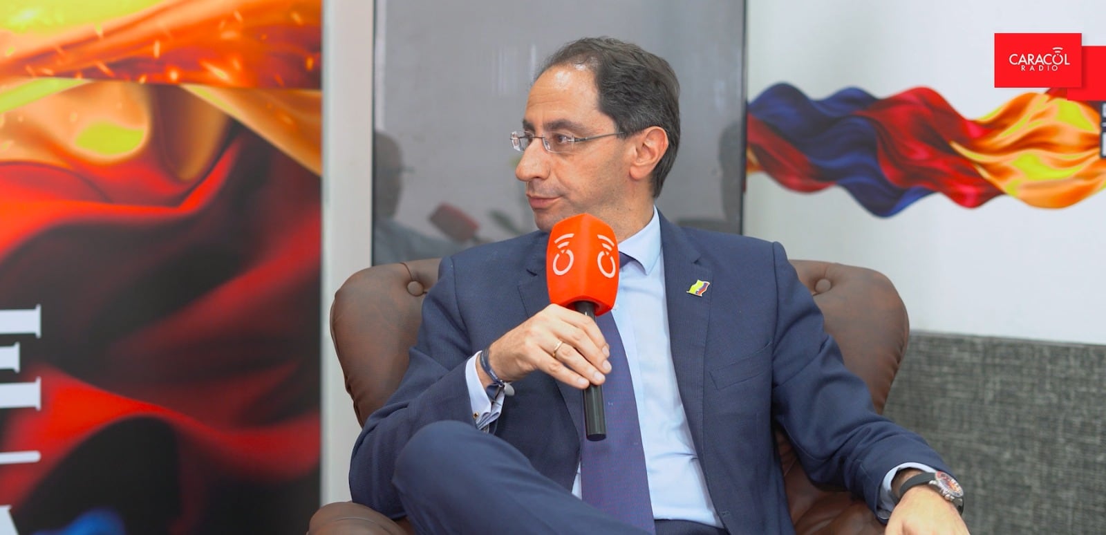 El candidato a la vicepresidencia José Manuel Restrepo
