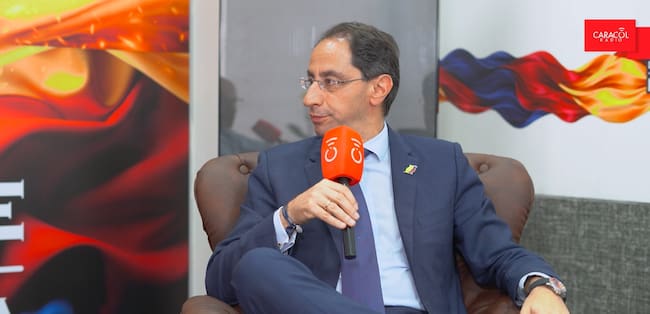 El candidato a la vicepresidencia José Manuel Restrepo
