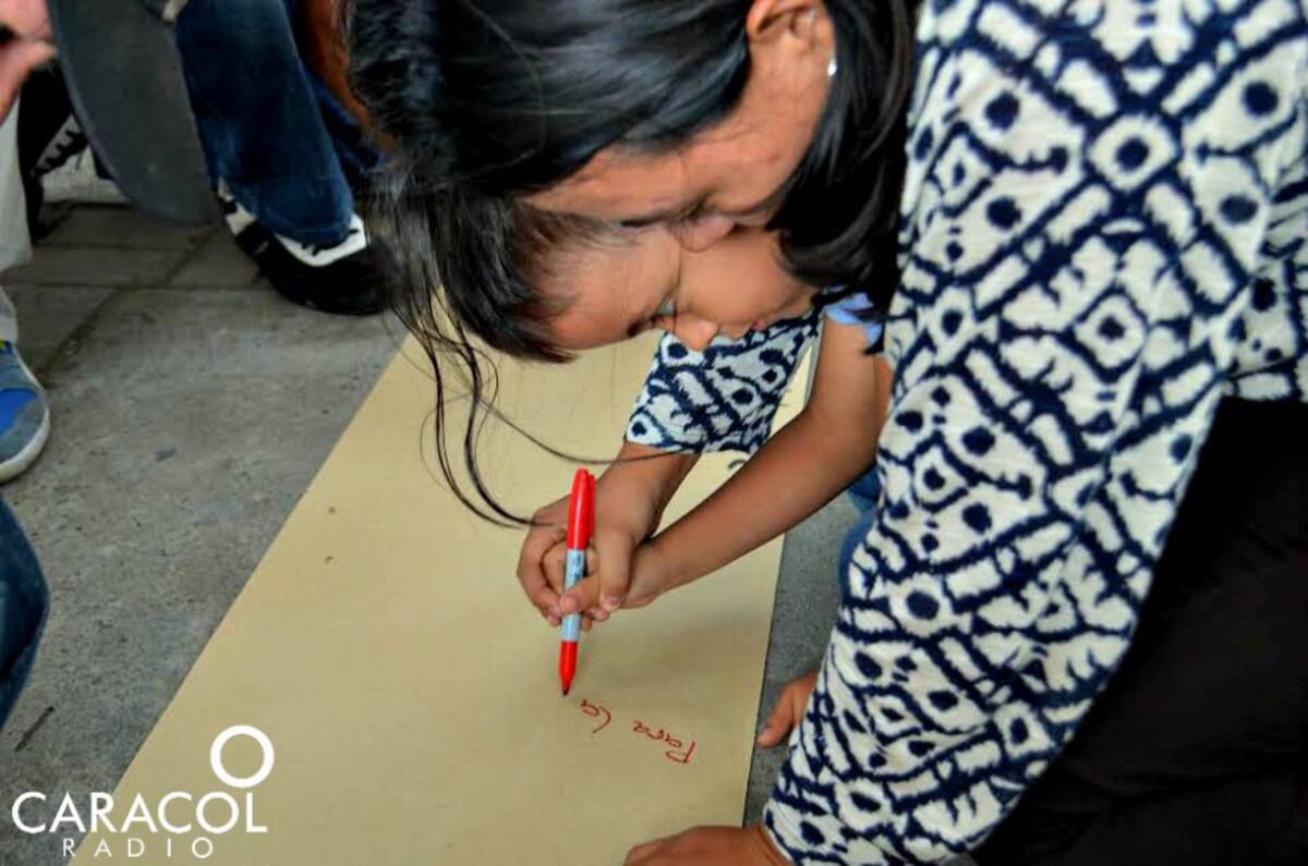 Los menores que nacieron en medio de la guerra, esperan surgir en un territorio, de ahora en adelante en paz