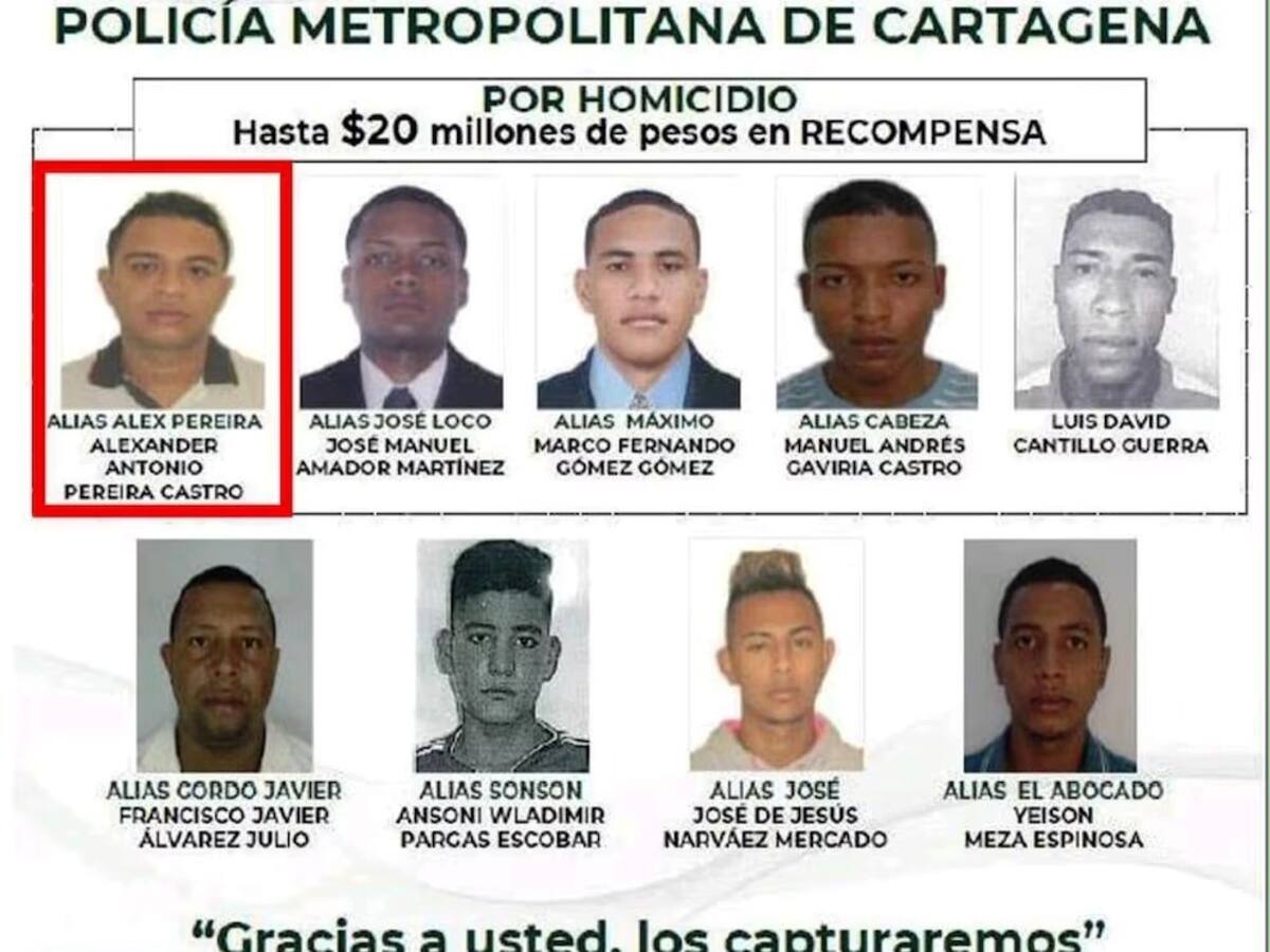 Así cayó el delincuente más buscado de Cartagena