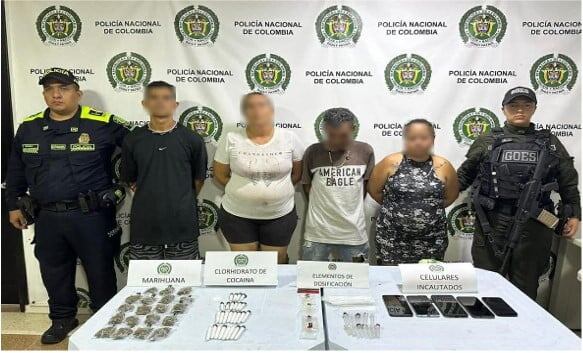 Restaurantes frecuentados por camioneros en Cundinamarca eran usados para esconder droga. Foto: Suministrada Policía de Cundinamarca.