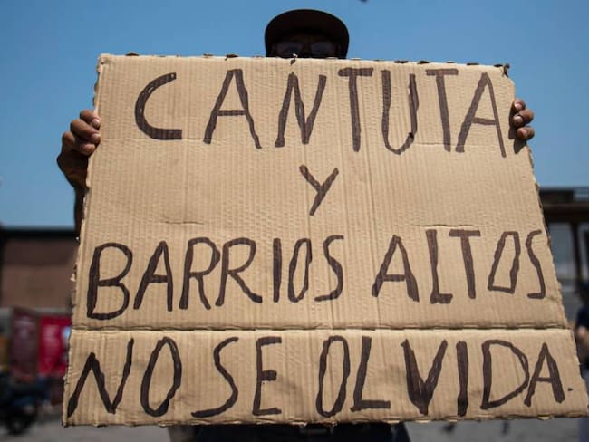 Manifestaciones en rechazo al indulto de Alberto Fujimori en Perú.                      Foto: Getty 
