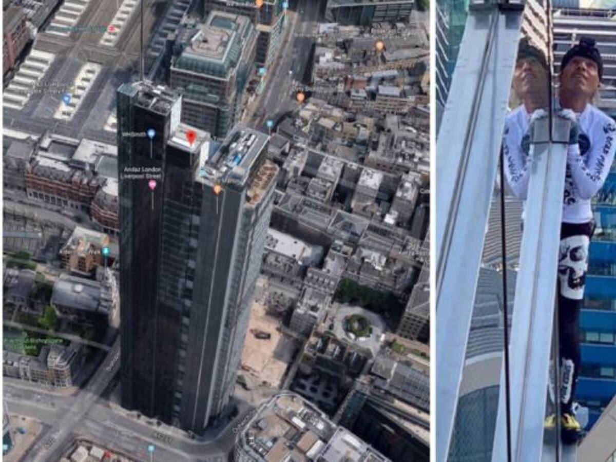 “Spiderman” francés se juega la vida nuevamente