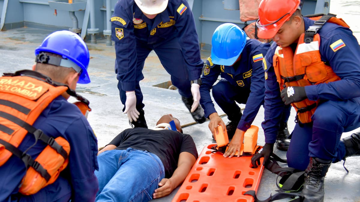 UNGRD coordinó simulacro de búsqueda y salvamento marítimo en Cartagena