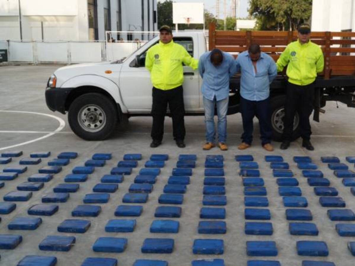En La Guajira incautan 200 kilos de cocaína trasladada desde Medellín