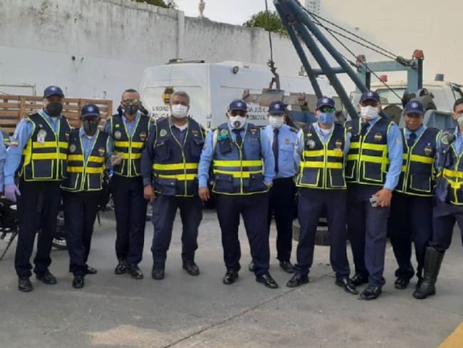 Agentes del DATT realizarán plantón en la Alcaldía de Cartagena