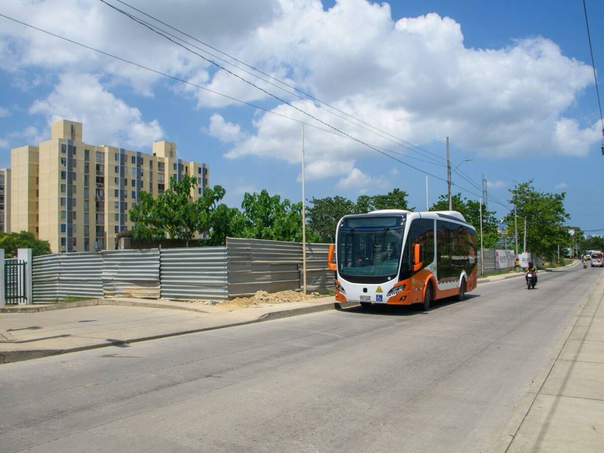 Transcaribe amplió Ruta A101 Ciudad Jardín – Portal en 1.2 km