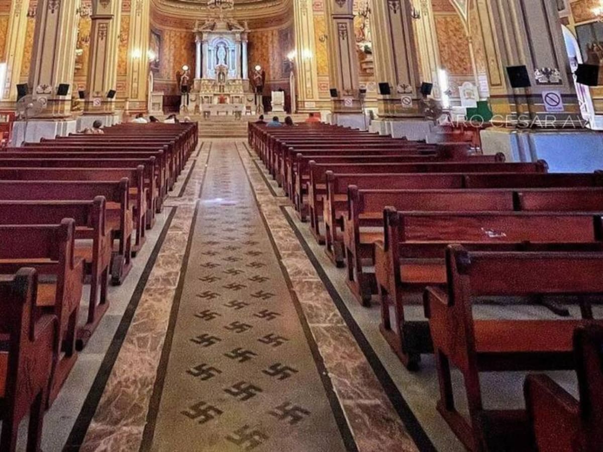 El secreto de la catedral mexicana llena de símbolos nazis
