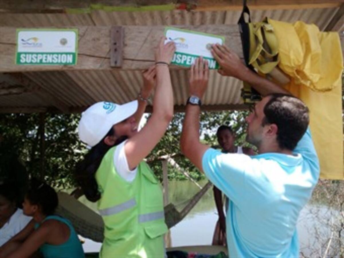 Autoridades ambientales de Cartagena desmontan criadero ilegal de peces