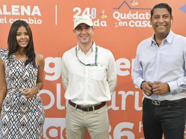 Marcos Arzuaga, director de Comunicaciones y Relaciones Públicas de la Sociedad a Portuaria de Santa Marta, dio a conocer la donación durante la transmisión de ‘Magdalena Solidario’.