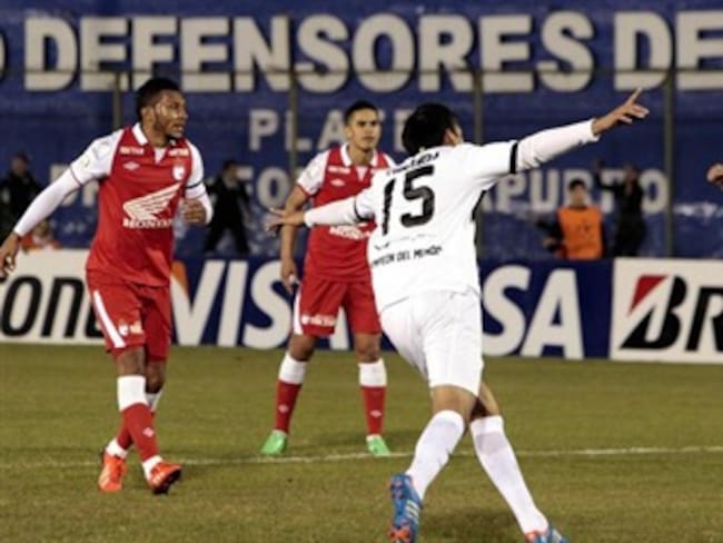Olimpia derrotó a un pálido Santa Fe en la ida de semifinales de Copa Libertadores