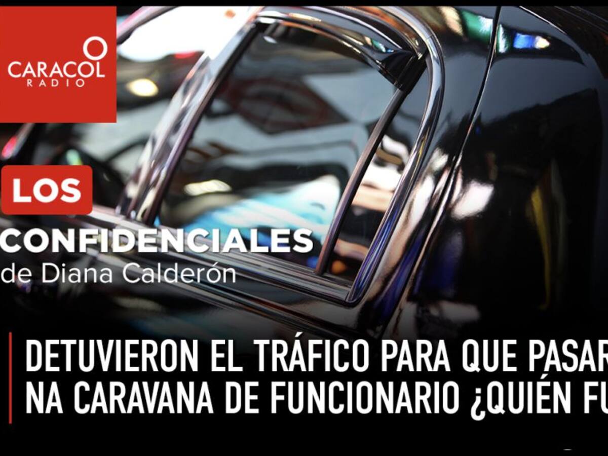 Detuvieron tráfico para que pasara caravana de funcionario ¿quién fue?