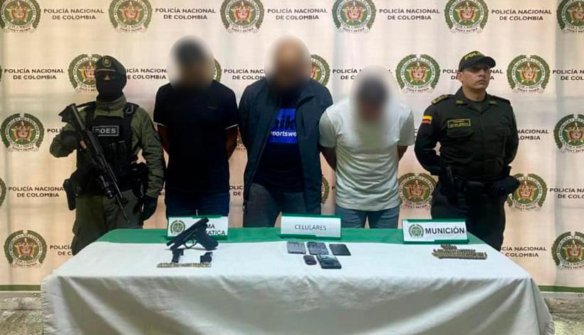 Capturados presuntos integrantes de Los Calvos por tráfico de armas con las disidencias