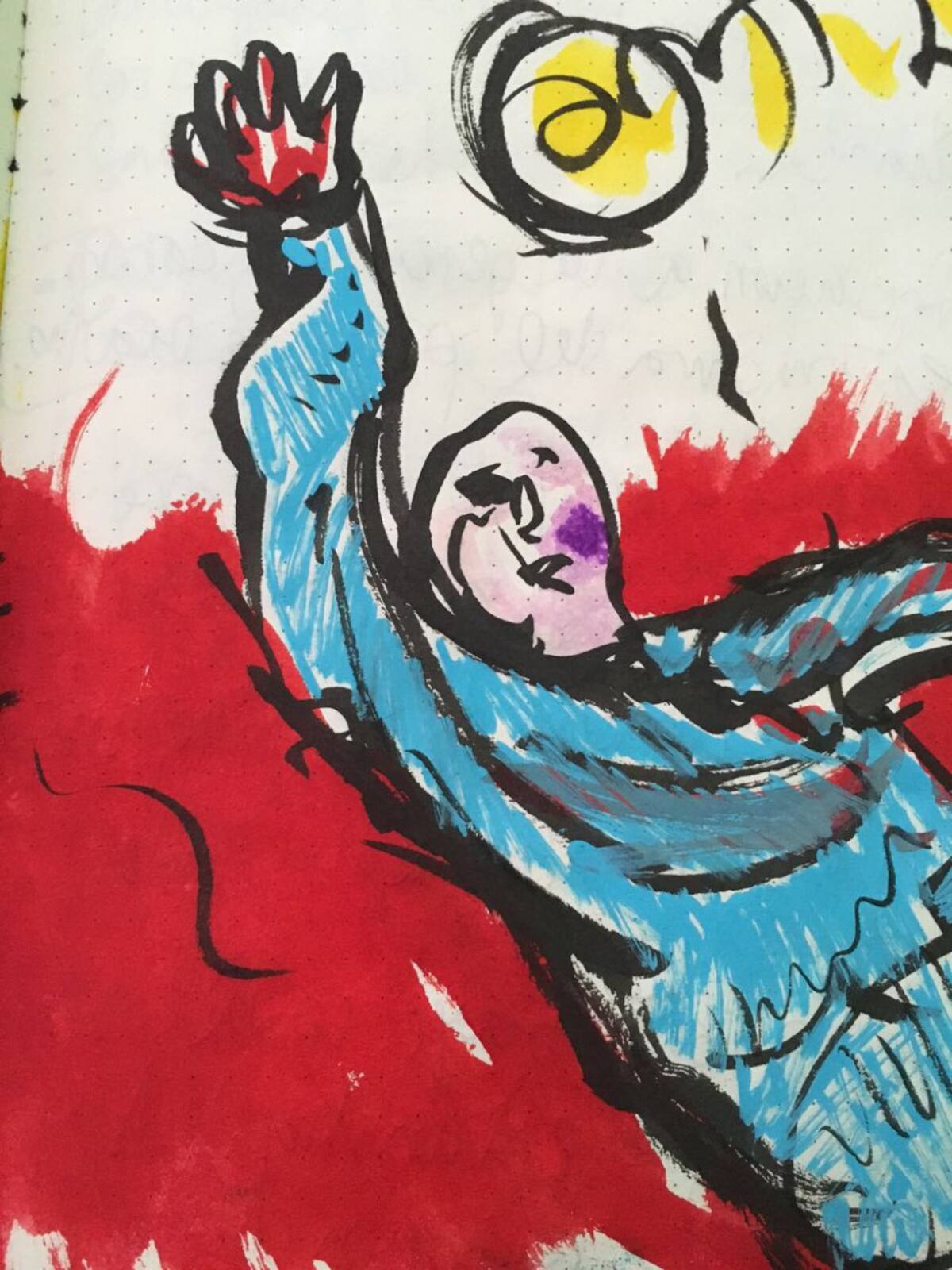 Jugadores de fútbol y tenis, personajes pensativos, un homenaje al reggae y otros dibujos para inspirar de Santiago Rivas.