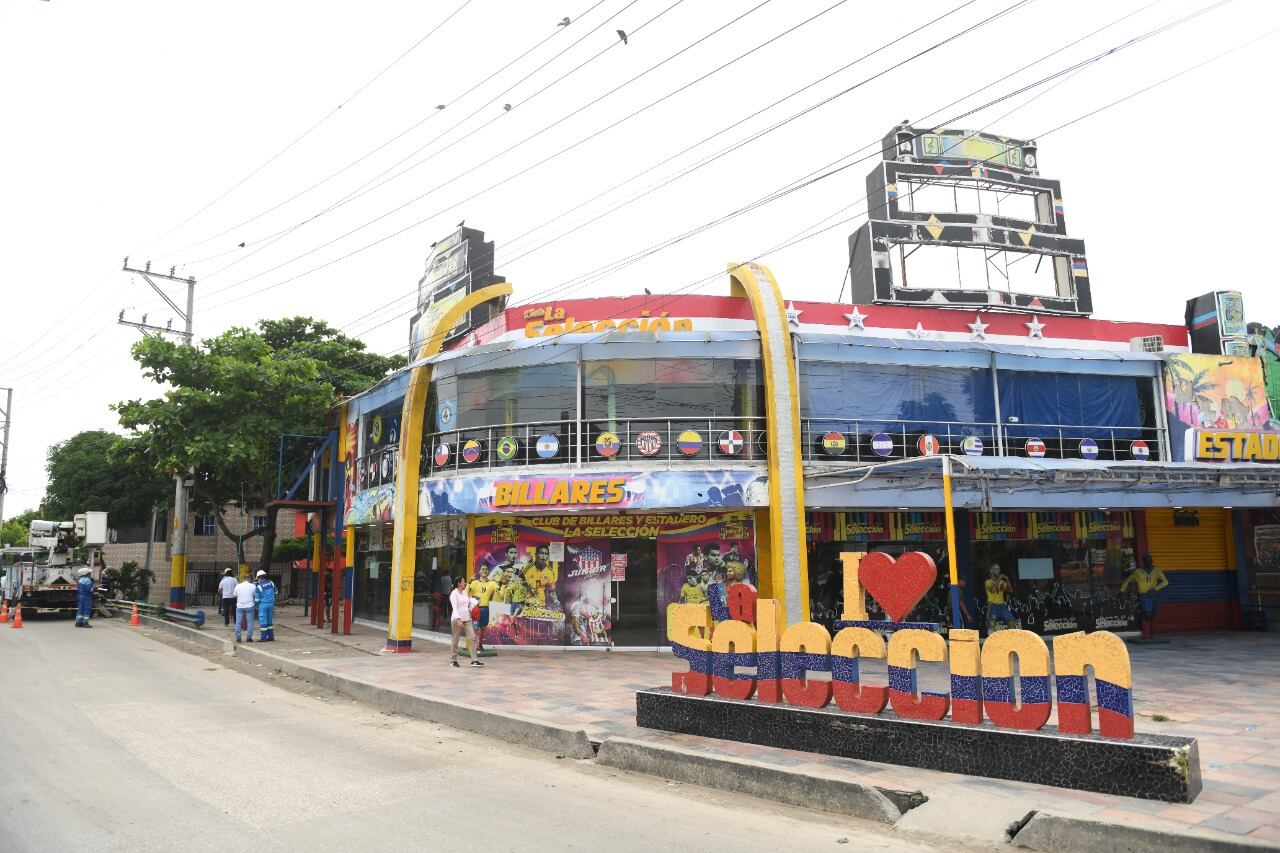 Billar con conexiones ilegales y millonaria deuda por el servicio de energía en Barranquilla./Air-e