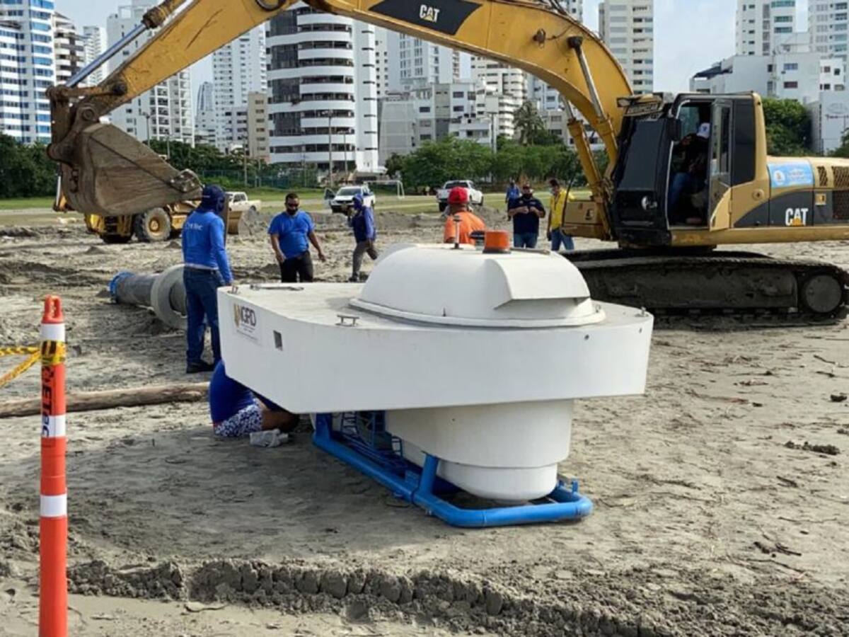 Motobomba de El Laguito en Cartagena inicia trabajos