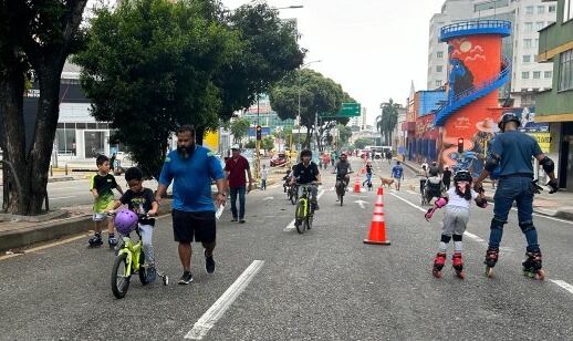 Cancelan recreovía por marcha contra el presidente Petro en Bucaramanga.