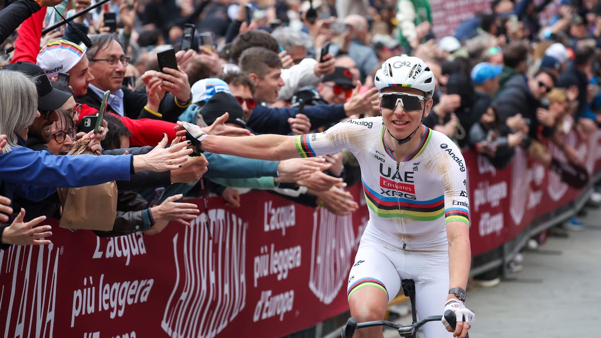 Tadej Pogacar conquista la Strade Bianche: Así le fue a los colombianos