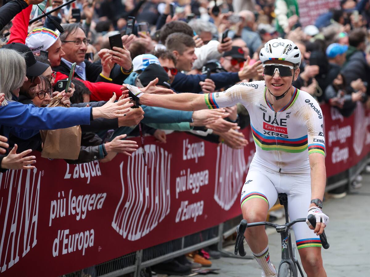 Tadej Pogacar conquista la Strade Bianche: Así le fue a los colombianos