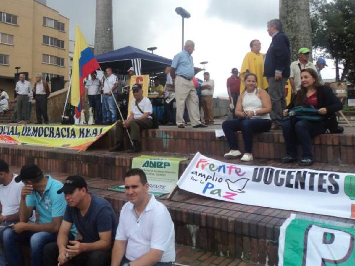 Con baja participación se cumple jornada de protesta en Armenia