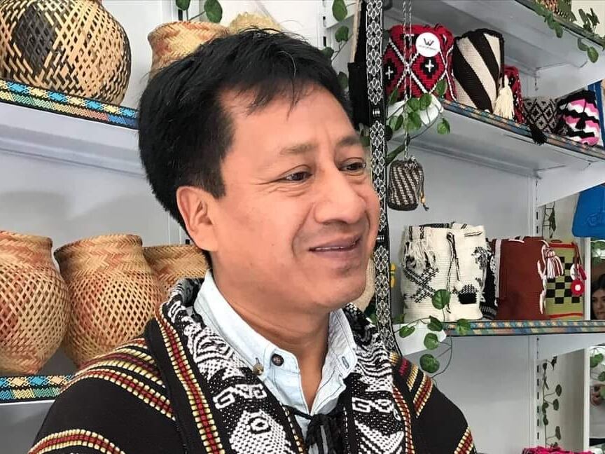 Hernando Chindoy, líder indígena de la etnia Inga