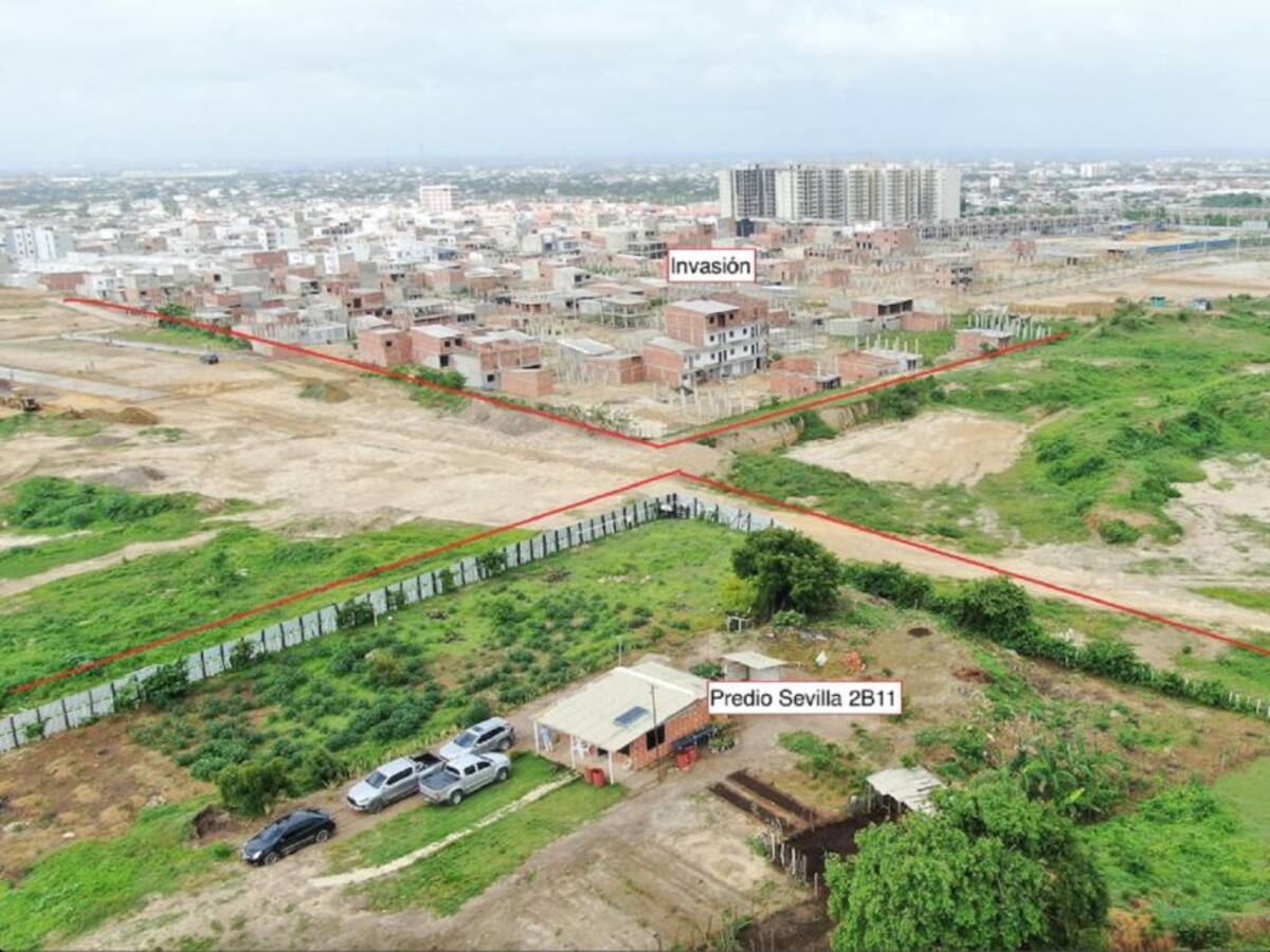 Denuncian invasión de tierras en Soledad: 200 casas han sido construidas