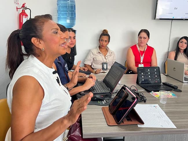 “Necesitamos llegar al fondo de esto”: gobernadora de Sucre tras circulación de material íntimo. Foto: prensa Gobernación de Sucre.