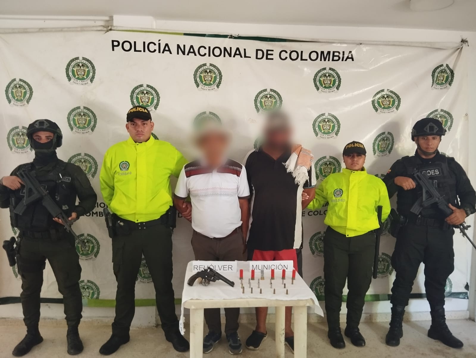 Dos personas fueron capturadas en Saldaña, Tolima